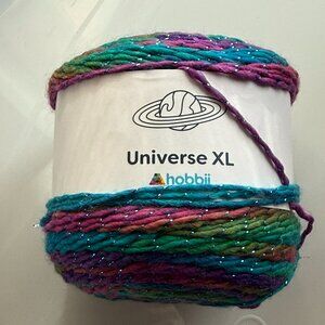 Hobbii Universe XL | Light 3 | Multicolor Sparkle | Cake Yarn